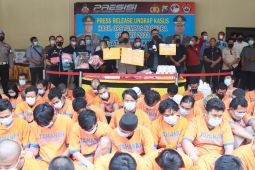 Polresta Sidoarjo tangkap 73 tersangka penyalahgunaan narkoba