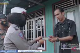 Satlantas berikan voucher gratis perpanjangan SIM C warga tidak mampu
