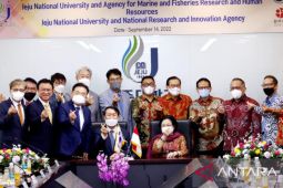 Megawati beri salam "saranghaeyo" saat berfoto di Jeju