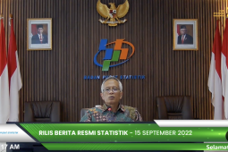 BPS catat neraca perdagangan Agustus alami surplus 5,76 miliar dolar AS
