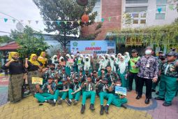 Ratusan siswa belajar pengelolaan di Kampung Edukasi Sampah Sidoarjo