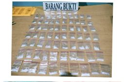 Polres Cilegon amankan 76 paket sabu-sabu