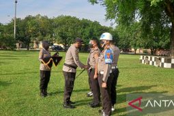 Kapolres Lampung Tengah pimpin upacara PTDH Aipda Rudi Suryanto