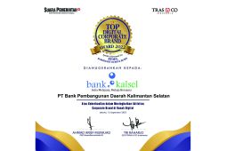 Bank Kalsel raih penghargaan Top Digital Corporate Brand Award 2022