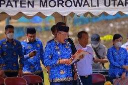 Wabup Djira pimpin upacara Hari Perhubungan Nasional tingkat Morut