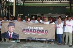 Pilpres 2024, Relawan Gresik deklarasi dukungan ke Prabowo Subianto