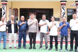 PWI Simalungun audensi ke Polres Simalungun