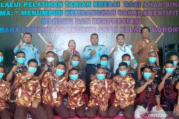 LPKA Gorontalo latih tari kreasi bagi anak didik pemasyarakatan