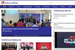 Laman informasi pemerintah indonesiakini.go.id diluncurkan