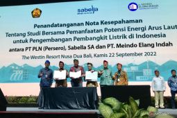 PLN dan perusahaan Prancis tandatangani MoU kaji potensi energi arus laut