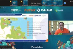 Pupuk Kaltim gelar webinar ajak masyarakat peduli ekosistem perairan dan terumbu
