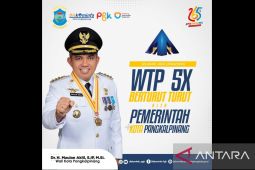Lima kali raih WTP, Pemkot Pangkalpinang terima Penghargaan dari Menkeu