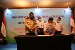 KAI Madiun dan Polda Jatim bersinergi wujudkan pengamanan aset