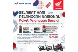 Honda beri beri promo diskon di Hari Pelanggan Nasional