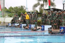 Kodam XII/Tpr gelar lomba renang untuk tingkatkan profesionalitas prajurit