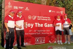 Peserta "World Tourism Day Golf Challenge" nikmati pengalaman digital