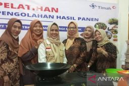 PT Timah latih poktan perempuan Bangka Barat olah hasil tani
