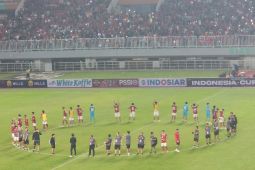 Babak pertama, Indonesia unggul 1-0 atas Curacao
