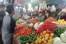 Harga bahan pokok di sejumlah pasar Jember stabil