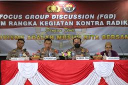 Divisi Humas Mabes Polri sosialisasikan bahaya terorisme di Polresta Deliserdang