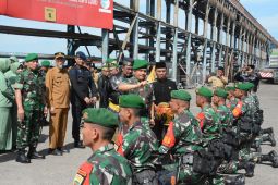 Pangdam I/BB lepas prajurit Yonif 132/BS Satgas Pamtas RI-Papua Nugini