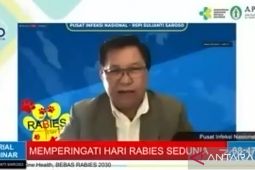 Kemenkes sebut hanya 8 provinsi di Indonesia bebas dari rabies