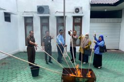 Cabjari Pidie musnahkan barang bukti narkotika