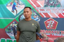 Turnamen tenis Dandim Cup 1012 Buntok diikuti peserta dari dua kabupaten