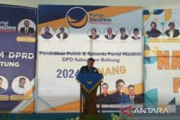 NasDem Belitung ikuti keputusan ketua umum terkait Capres 2024