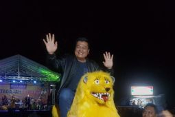 Bupati Lampung Tengah hadiri acara Kota Gajah Expo 2022