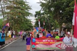 Pemkab Bangka gelar pawai indah semarakkan HUT RI ke - 77