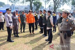 Antisipasi bencana Forkopimda Kota Sukabumi terjunkan ratusan personel
