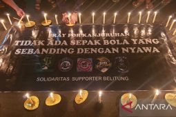 Aliansi suporter sepak bola Belitung dukung pemerintah usut tragedi Kanjuruhan