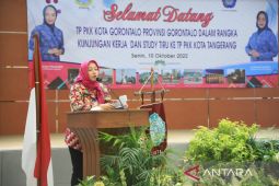 PKK KOta Gorontalo kunjungi Tangerang belajar program Kampung Tematik