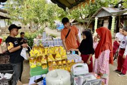 Kebutuhan bahan pokok primadona di pasar murah Balangan