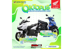 Dengan promo OKTOPUS beli motor honda dapat banyak bonus