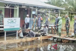 TMMD ke-115 di Balangan kerjakan rehab masjid dan balai