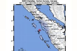 Gempa magnitudo 5,9 terjadi di Nias Selatan Sumut