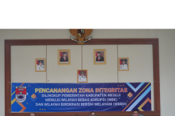 Pencanangan zona integritas di lingkungan Pemkab Mesuji menuju WBK dan WBBM