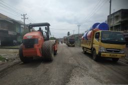 BPJN IV Jambi lakukan perbaikan jalan nasional rusak akibat angkutan batu bara
