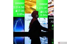 IHSG Rabu sore turun dipicu kehati-hatian investor jelang keputusan BI
