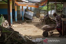 Dampak banjir di Tulungagung