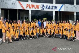 Mahasiswa Unmul kunjungan ke Pupuk Kaltim belajar  PR industri bisnis