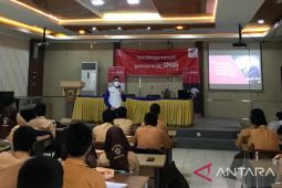 Kampanye #Cari_Aman berlalu lintas sasar pelajar SMKN 5 Banjarmasin