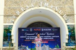 Pupuk Kaltim reroute jalur listrik gereja POUK Immanuel Loktuan optimalisasi sarana ibadah