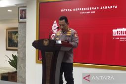 Presiden Joko Widodo minta Polri kawal pemda dalam menghadapi situasi sulit