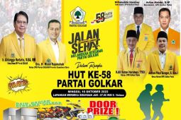 Ajak masyarakat luas, besok Golkar Palas gelar gerak jalan santai
