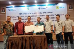 PT Timah gandeng PLN tambah daya listrik operasikan smelter baru
