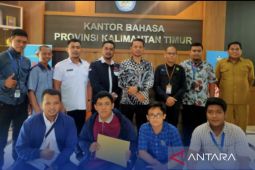 Puluhan pengelola medsos di Kaltim ikuti penyuluhan  bahasa Indonesia