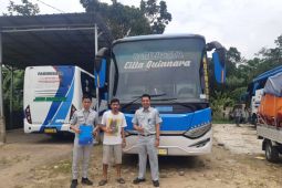 Jasa Raharja Cabang Banten lakukan CRM Armada PT Jaya Mandiri Putra Perkasa